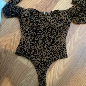 Bodysuit de animal print